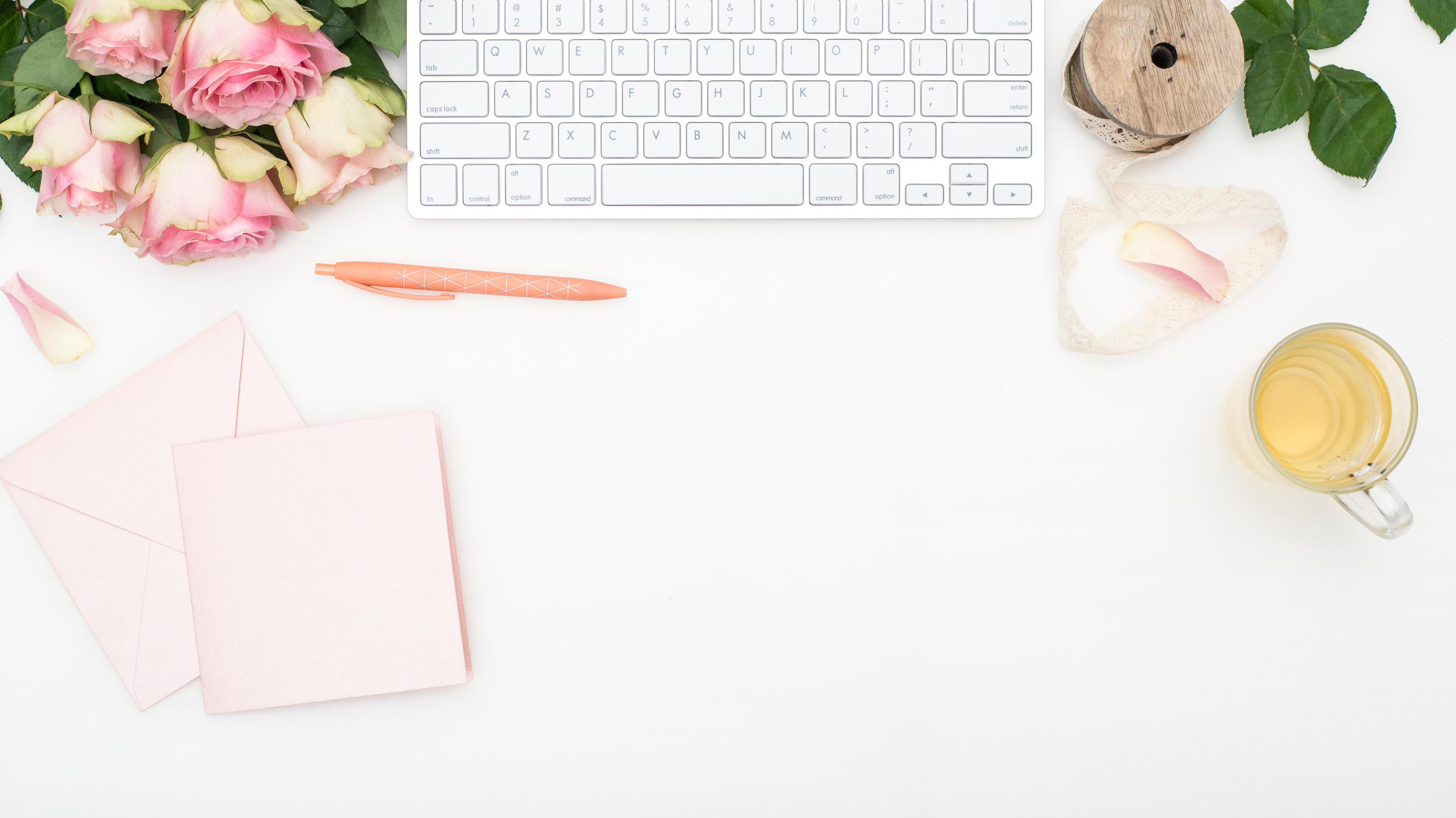 romantic office desk header